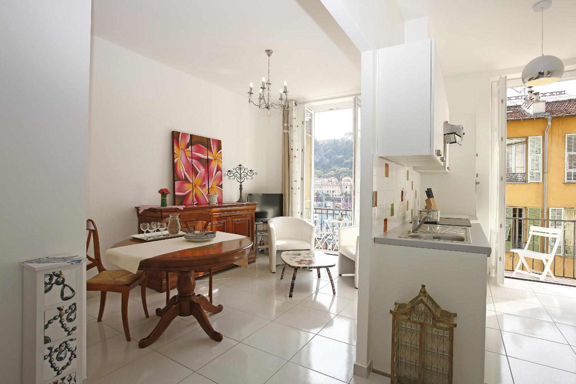 Aigue-Marine - Superbe Appartement Vue Mer 4 Personnes Au Port De Nice Eksteriør bilde